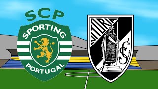 SPORTING X VITÓRIA DE GUIMARÃES  1° RODADA  LIGA PORTUGAL [upl. by Alejandrina]