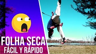 Capoeira Moves  Folha Seca🍂🍂  tricking gainer  FÁCIL DE APRENDER 2019😮😮😮 [upl. by Haleeuqa842]