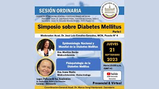 Simposio sobre Diabetes Mellitus Parte I  Maritza Durán  Irene Stulin [upl. by Ramirol]