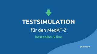 MedATZ live Testsimulation von studymed  kostenlos  inkl Emotionen regulieren [upl. by Suiramed857]