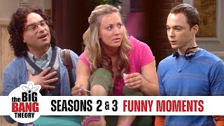 Funny Moments from Seasons 2 and 3  The Big Bang Theory [upl. by Anos]