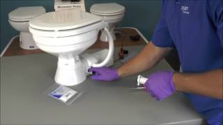 Replace a Joker Valve on Jabsco Electric Marine Toilets [upl. by Akaya]