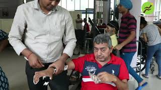 Functional Hand Splint  Stroke Rehabilitation  Chandigarh Spinal Rehab [upl. by Tillie]