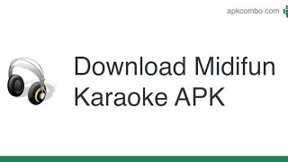 MIDIFUN KARAOKE OFFLINE FOR ANDROID CELLPHONE [upl. by Ecilahc]