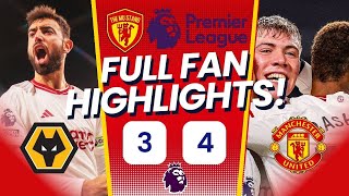 WORLDCLASS MAINOO WOLVES 34 MANCHESTER UNITED Highlights amp Match Reaction [upl. by Healion]