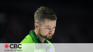 Mike McEwen speaks to reporters after losing the 2024 Brier final in Regina on March 10 [upl. by Enrichetta]