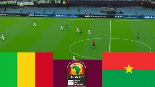 Mali 2 vs 0 Burkina Faso 2024 CAF Africa Cup  Video game simulation PES 2021 [upl. by Ydarg721]