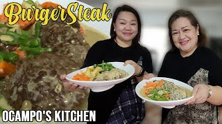 Ocampos Kitchens Ultimate Burger Steak [upl. by Arihk137]