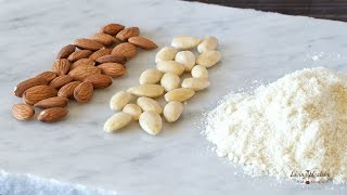 How to blanch almonds and make almond flour [upl. by Rudyard]