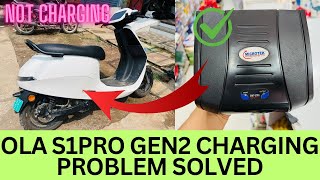 OLA S1PRO GEN2 CHARGING PROBLEM SOLVED  NOT CHARGING  VOLTAGE STABILIZER  HI VOLTAGE PROBLEM [upl. by Ynamreg614]