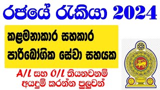 කළමනාකරණ සහකාර රැකියා ඇබෑර්තු 2024  Government job vacancies in Sri Lanka 2024 [upl. by Icat316]