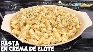 Pasta en crema de Elote [upl. by Surtimed]