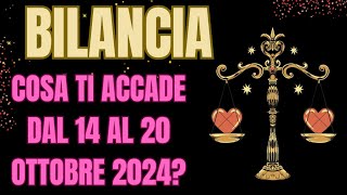 BILANCIA COSA TI ACCADRÀ DAL 14 AL 20 OTTOBRE 2024tarocchioggi INTERATTIVO TAROCCHI [upl. by Ailaro207]