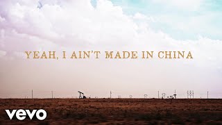 Aaron Lewis  Made In China Lyric Video [upl. by Katrina806]