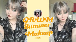 GRWM 💄  summer makeup amp life chats [upl. by Currier]