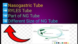 Part Name of NG TubeNasogastric Tube in HindiSize of Nasogastric Tube [upl. by Aneelahs]