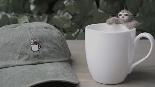 Coffee Hat  Stop Motion  The Hungry Sloth [upl. by Karola263]