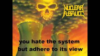 Nuclear Assault  Brainwashed Lyrics [upl. by Souvaine286]