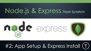 Nodejs amp Express From Scratch Part 2  App Setup amp Express Install [upl. by Perren]