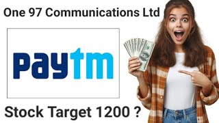 Paytm Share Latest news today ● Paytm share price target ● One 97 Communications Ltd PAYTM [upl. by Ariak]