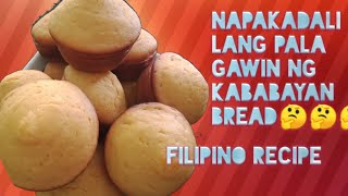 kababayan bread kababayanbread filipinobreadrecipeMommie A Channel [upl. by Foskett]