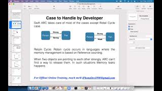 Memory Management in Swift  What is ARC  Strong vs weak vs unowned [upl. by Eiraminot650]