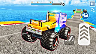 Monster Truck Ultra Mega Ramp Driving 😖  Car Game  Ep372 [upl. by Adnilemreh86]