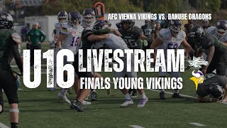 LIVESTREAM AFL U16 Teil 1 AFC Vienna Vikings vs Danube Dragons [upl. by Custer]