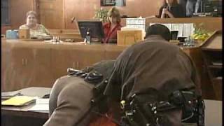 Convicted Murderer Fights Deputies At Sentencing 2010 [upl. by Cale]