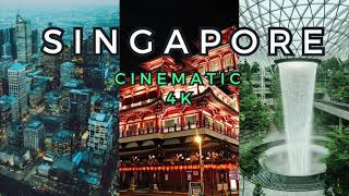 Singapore  Cinematic Travel Video  BRoll 4K [upl. by Aisa787]