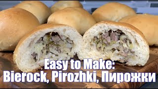 Bierocks Runza Pirozhki amp Пирожки recipe 2020 RockinRaffi Ep 72 cook with me [upl. by Nnayr]