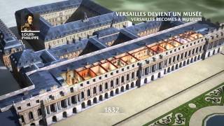 Reconstitution 3D lhistoire du château de Versailles après la révolution française [upl. by Endaira]