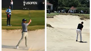 Pinehurst 2 Bryson Dechambeau bunker shot on 18 to win the US Open Everyone said I have to try it [upl. by Shetrit]