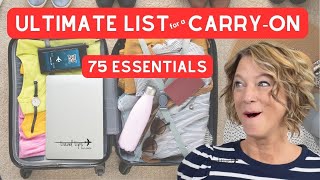 75 Packing List Travel Essentials [upl. by Marjana845]