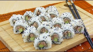 SUSHI 🍙🍣 Fatto in Casa  URAMAKI [upl. by Dudley]