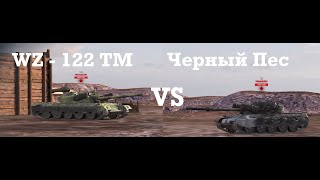 Tanks Blitz 103 WZ 122 TM vs Черный Пес [upl. by Barbuto]