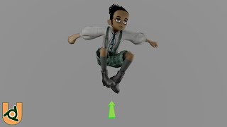 Character Jump Tutorial  UPBGE 03 [upl. by Esydnac]