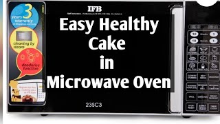 ആദ്യമായി ഓവനിൽ ഉണ്ടാക്കിയ കേക്ക്How to bake cake in ovenHealthy cake in microwave ovenOven Recipe [upl. by Eachern]