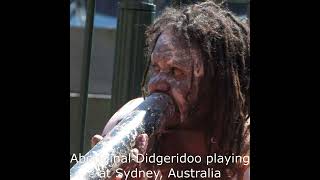 Aboriginal Didgeridoo playing at Sydney Australia [upl. by Valencia28]