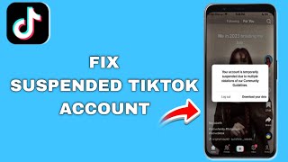 How to recover suspended tiktok account Fixed 2024 [upl. by Vashtee]