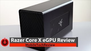 Razer Core X Review  Razers New Cheaper Thunderbolt 3 eGPU [upl. by Rengaw711]