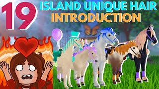 Showing ALL 19 of My ISLAND UNIQUE HAIR HORSES in WILD HORSE ISLANDS on ROBLOX [upl. by Meill]