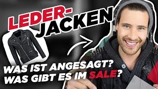 Lederjacken für Männer  was ist angesagt und was gibt es gerade im Sale [upl. by Asenav]