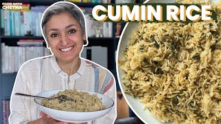 ULTIMATE CUMIN RICE  Perfect Jeera Rice Recipe  Food with Chetna [upl. by Hgielime]