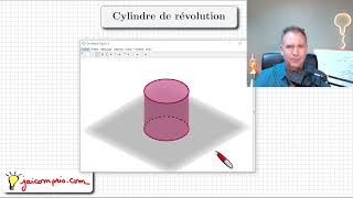 Cours ♦ Cylindre de révolution • Disque base hauteur • Surface latérale • Patron ♦ Cinquième [upl. by Jaehne272]