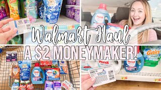 FREE 2 MONEYMAKER WALMART HAUL 🔥 Coupon with me  Using Ibotta Swagbucks amp Shopkick [upl. by Lucila]