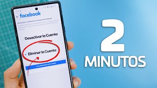 Cómo ELIMINAR CUENTA de FACEBOOK 2024 [upl. by Eimmas]