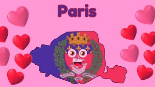 Paris geographyFrance capital fan song [upl. by Leinto]