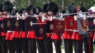 British soldiers break fanfare trumpet record [upl. by Enitsyrhc641]