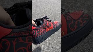 Red or black laces customshoes art moekickz mariachi fyp mexicana [upl. by Cutlor]